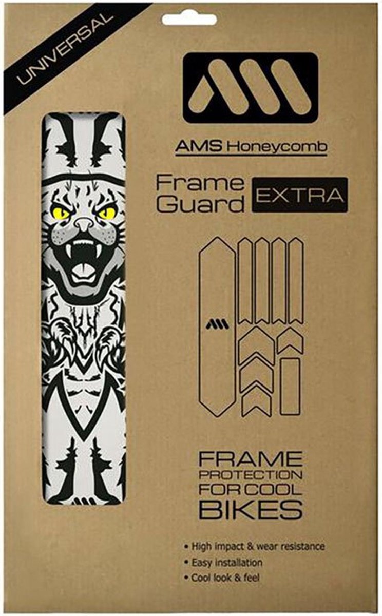 All Mountain Style Honeycomb Extra Rahmenschutzaufkleber