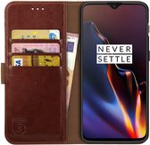 Rosso Element OnePlus 6T Hoesje Book Cover Bruin