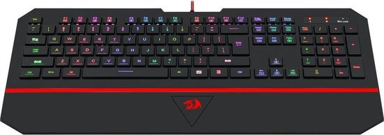 Redragon K502 Karura RGB Gaming Keyboard (Silent keys, RGB Backlight, Anti Ghosting, conflict free keys, water proof