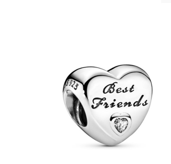 Charme pour Bracelet Pandora | charme de coeur | Coeur | Meilleurs amis |  Amitié |... | bol.
