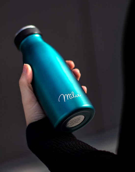 Thermos Théière 1L Avec Passoire - Affichage Température, Isotherme 10h, Acier Inox 316, Noir - 8