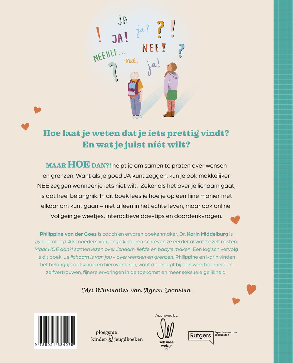 Maar hoe dan?! - Je lichaam is van jou - back cover