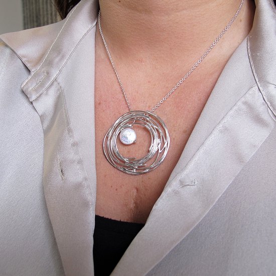 TOUS dames ketting met hanger & zilver - 615434510