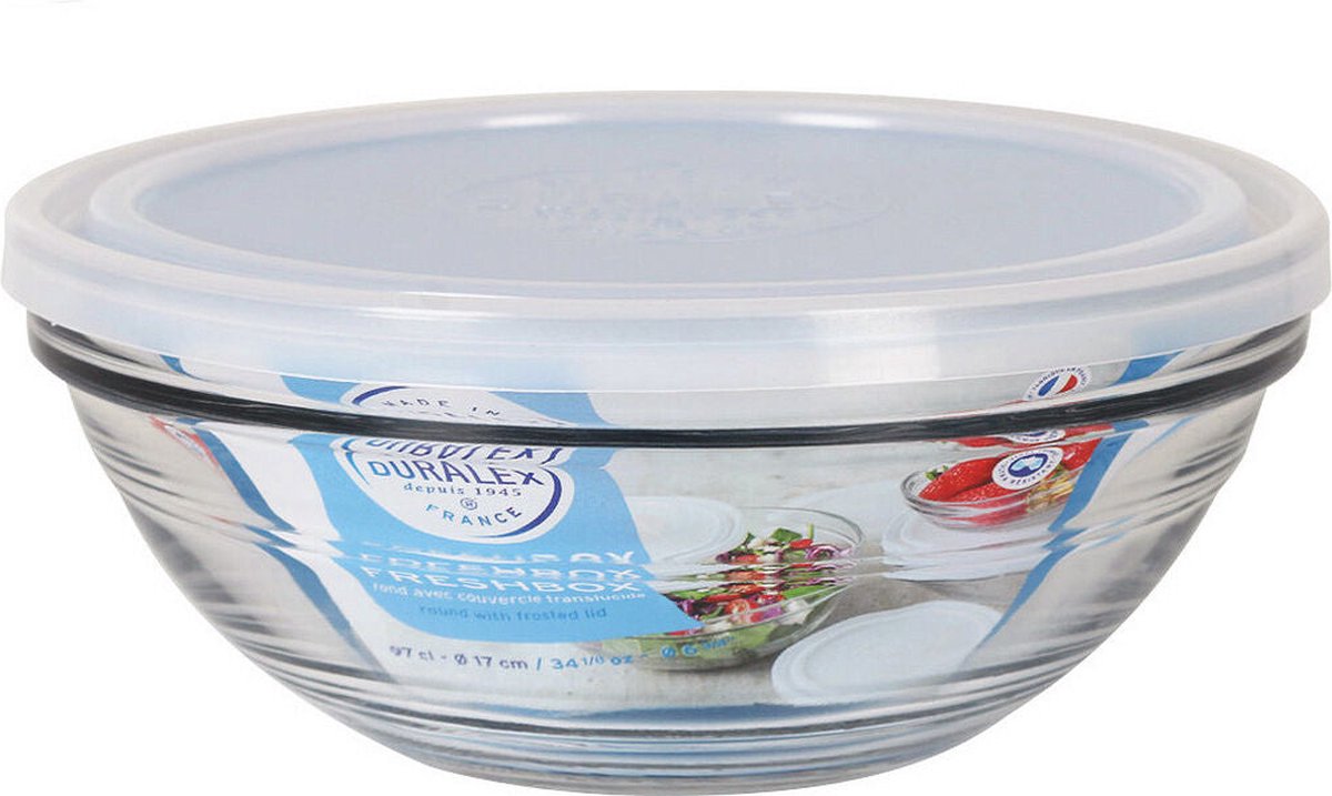 Ronde Lunchtrommel met Deksel Duralex FreshBox 970 ml