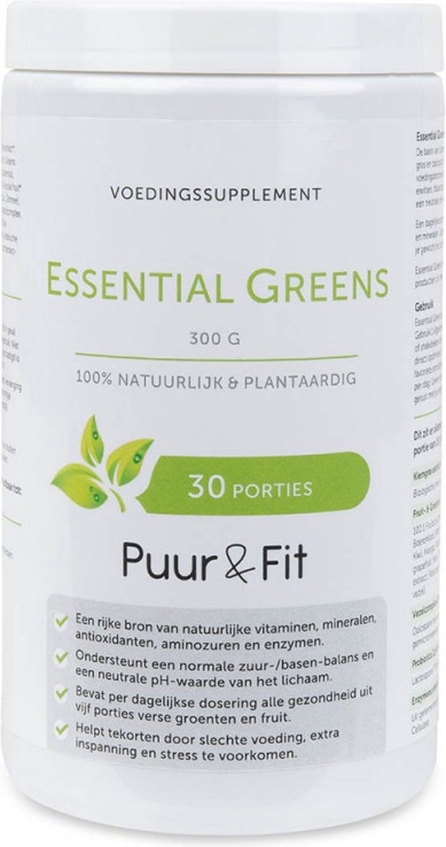 Essential Greens - Puur&Fit - 300 g - Puur&Fit