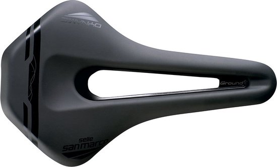 Selle San Marco Ground Short Dynamic Breed Zadel Zwart 155 mm