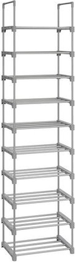 Étagère à Chaussures Dpagani, Étagère à Chaussures Peu Encombrante Pour Lentree Armoire A Chaussures Avec 1 Porte Miroir 50x27h186 Cm Blanc