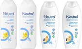 Neutral Baby - Voordeelverpakking 2 x Baby Wasgel & 2 x Baby Shampoo