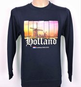 Sweater Holland molen blauw | Maat XL
