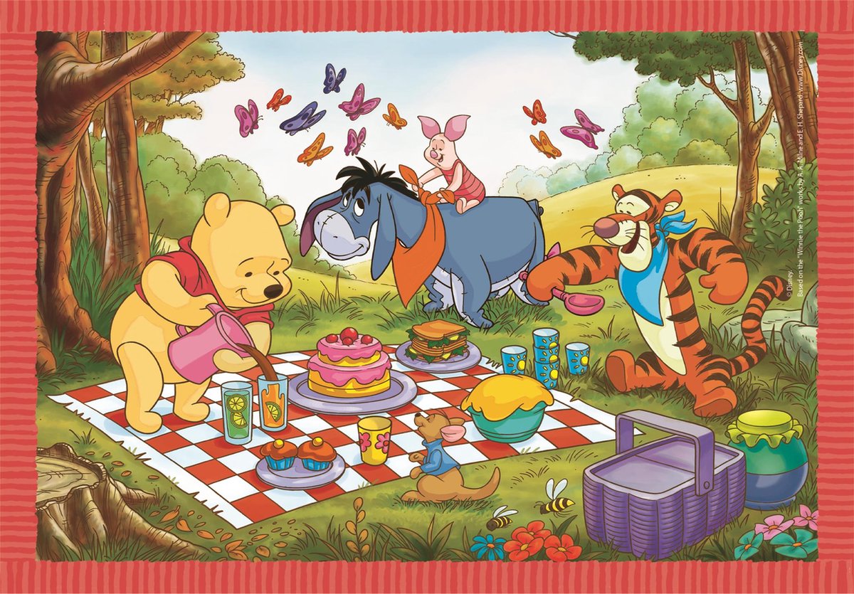 Clementoni - Puzzel - 4 Puzzels in 1 Doos - Winnie the Pooh - Puzzel Voor Kinderen - Vanaf 3 jaar — afbeelding 8