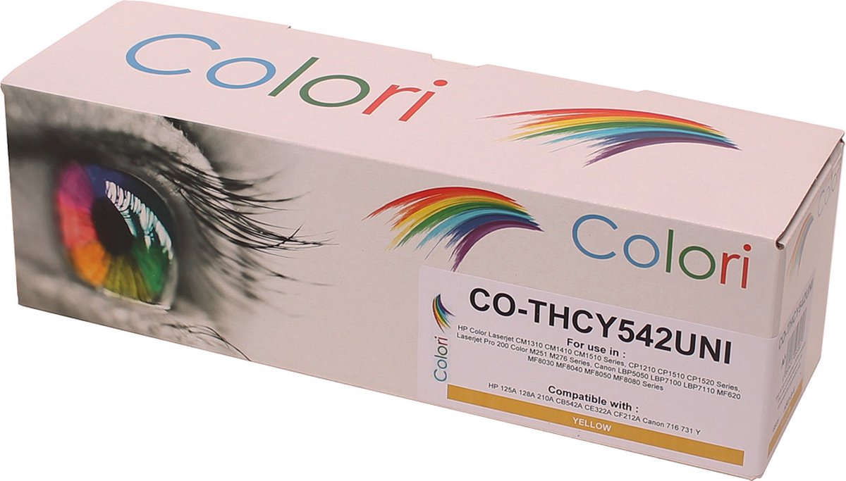 Colori huismerk toner geschikt voor Canon 716 geel voor I-Sensys LBP-5050 LBP-5050n MF-8030 MF-8030c MF-8030cn MF-8040 MF-8040c MF-8040cn MF-8050 MF-8050c MF-8050cn MF-8080cw
