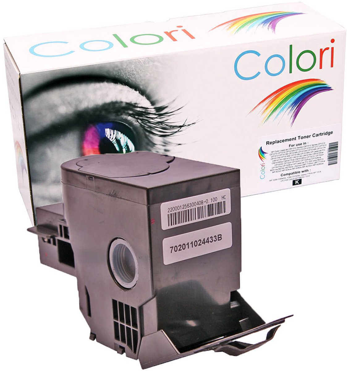 Colori huismerk toner zwart geschikt voor Lexmark CS310dn CS310n CS310 Series CS410dn CS410dtn CS410n CS410 CS510de CS510dte CS510 702K 702HK 702