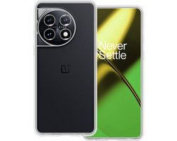 Hoesje Geschikt voor OnePlus 11 - Sterk & Shockproof - Hoes Cover - Siliconen Case - Transparant