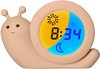 Alecto Baby BC110BE SIMON - Slaaptrainer - Nachtlampje - Kinderwekker - Pastel Beige