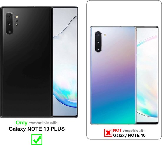 Coque Cadorabo pour Samsung Galaxy NOTE 10 PLUS en ROUGE CARMIN - Coque de protection avec fermeture magnétique