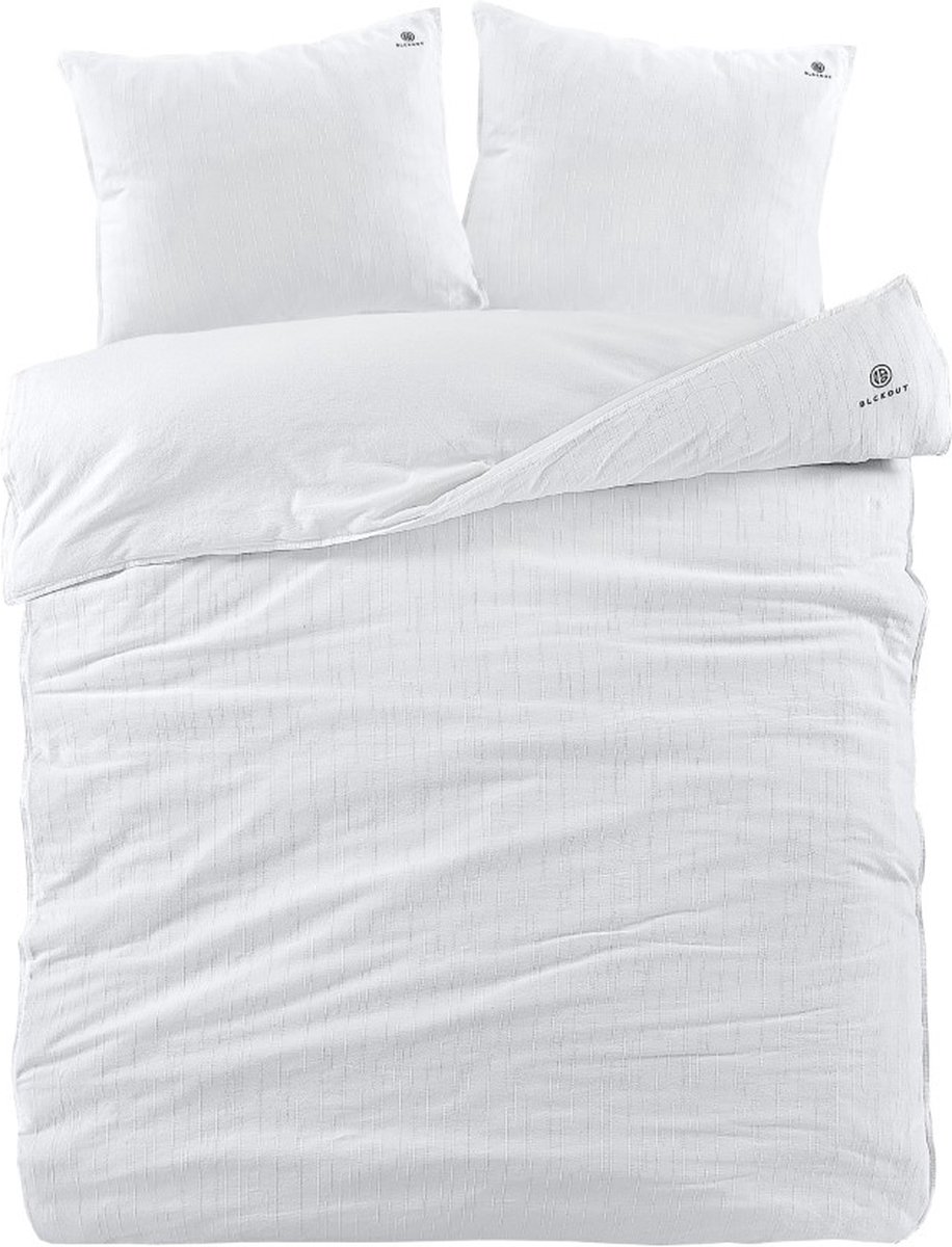 BLCKOUT Odessa - Dekbedovertrek - Tweepersoons - 200x200/220 cm - Wit
