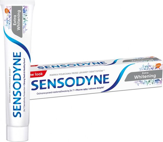 Foto: Sensodyne tandpasta extra whitening 75 ml