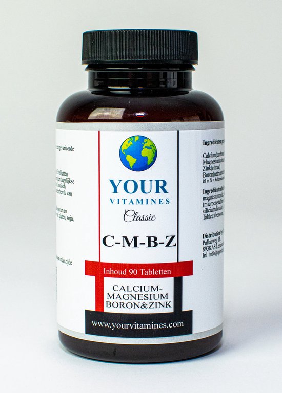 Your Vitamines Classic Calcium-Magnesium-Boron & Zink 90 tabletten