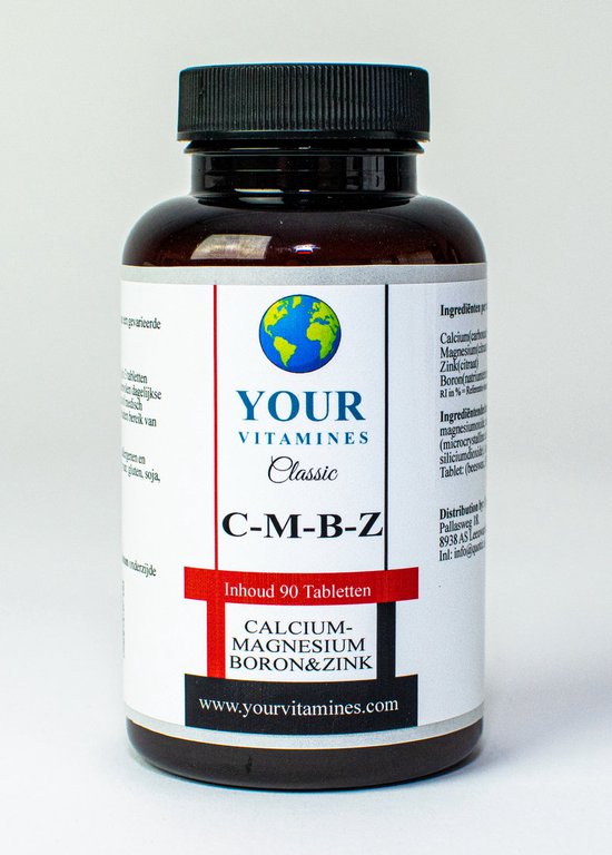 Your Vitamines Classic CalciumMagnesiumBoron & Zink 90 tabletten bol