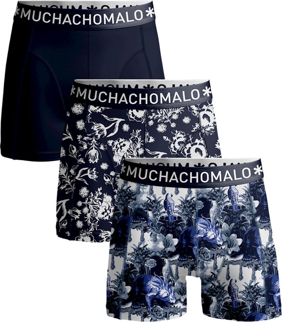 Muchachomalo Heren Boxershorts 3 Pack - Normale - Mannen Onderbroek met Zachte Elastische Tailleband