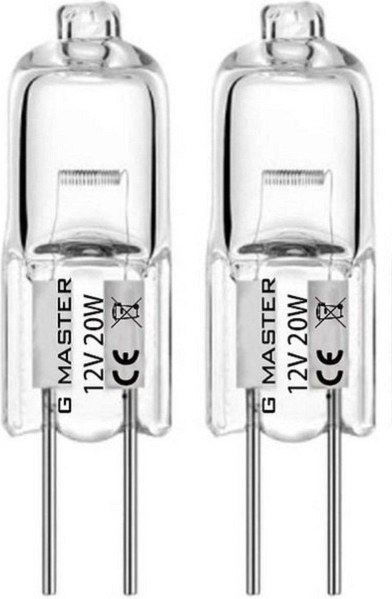 G Master- G4 Halogeen lichtbron - 12V - 20W - Halogeen lamp - 2 stuks