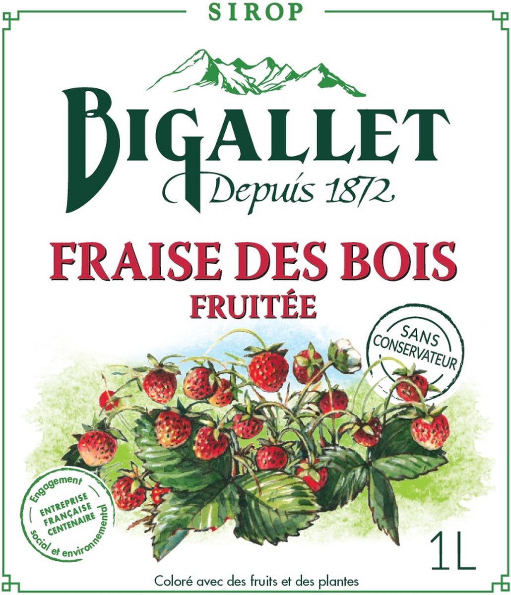 Crème de fraise des bois - BIGALLET