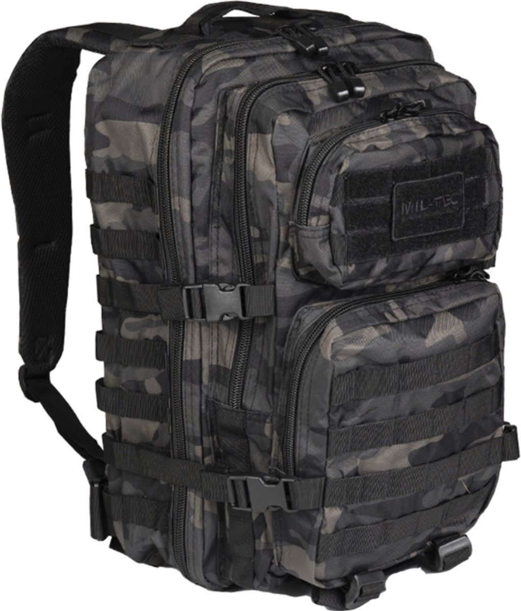 Mil-Tec US Assault Molle Backpack - Rugzak - 36 Liter - Dark Camo