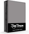 Drap housse Day Dream - Jersey - 180 x 200 - Gris