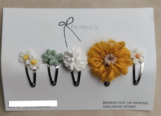 Haarclips 3 cm bloemenclips voor baby meisjes haar clips kleine haarspelden Lente/zomer