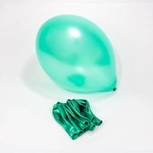 Ballonnen Groen Metallic - 10 stuks - Groen Balonnen - Verjaardag versiering - Decoratie vrijgezellenfeest - Balloons Versiering blauw ballonnen - 10 stuks
