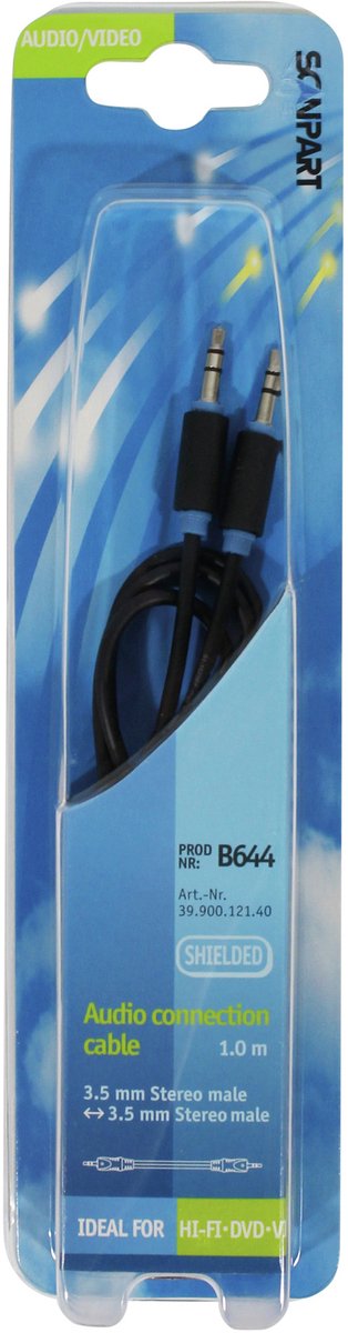 aansluitkabel 3.5 S(M)-(M) 1,0m