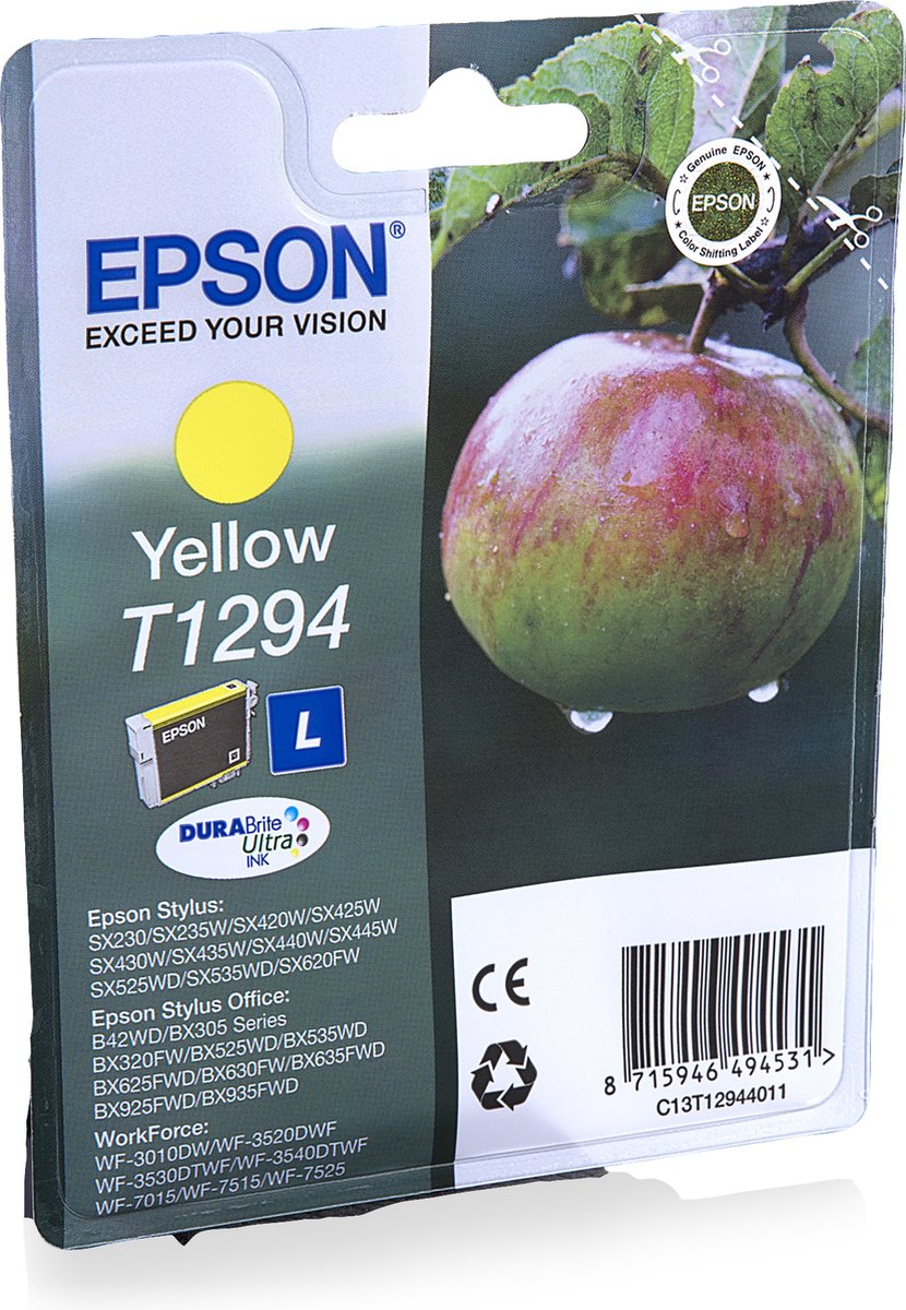 Epson T12944010 Inktcartridge - Geel