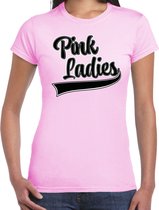 Bellatio Decorations T-shirt Grease Pink ladies - lichtroze - carnaval shirt L