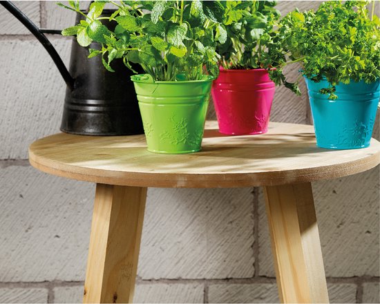 POSH Ademende bloemenlucht, met profielwanden, bevordert een gezonde wortelgroei, ideaal voor huis en tuin, kleur: zwart of wit, 34,5 liter