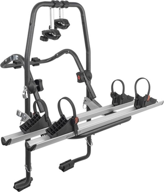 MENABO Porte-vélos Hayon Stand Up 2 - 2 Vélos Max 30kg - Compatible VAE Et Carbone