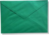 100 Enveloppes de Luxe - B6 - Vert - 120x175mm - 100 grammes -