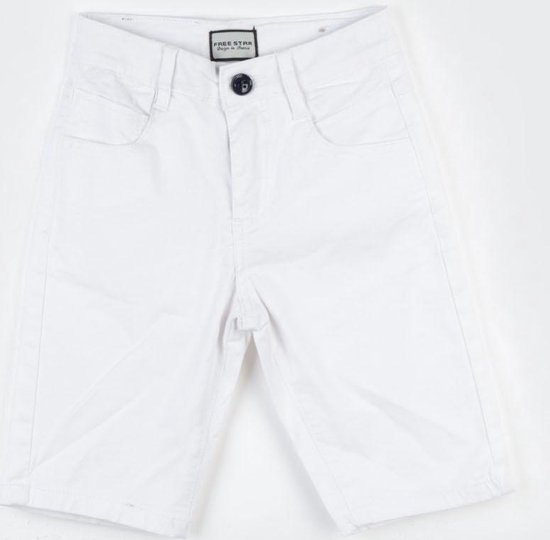 Witte driekwart broek voor jongens - 9/10 jaar (135-145cm) | bol.com
