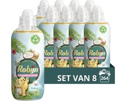 Robijn Collections Kokos Sensation Wasverzachter - 8 x 33 wasbeurten - Voordeelverpakking