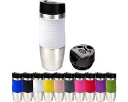 thermosbeker - Koffiemok \roestvrij staal, dubbelwandig, geïsoleerd, lekvrij, reisbeker met deksel, koffie- 400ml to-go beker / thermos cup - Coffee mug /warme en koude dranken