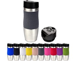 thermosbeker - Koffiemok \roestvrij staal, dubbelwandig, geïsoleerd, lekvrij, reisbeker met deksel, koffie-to-go beker / thermos cup - Coffee mug /warme en koude dranken 400ml