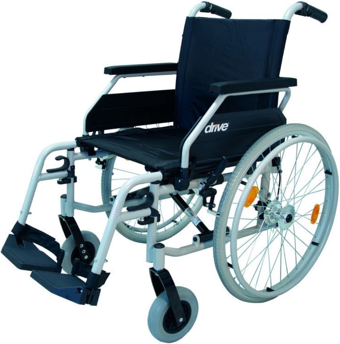Rolstoel Drive Ecotec 2G Zitbreedte 42 cm - Lekvrije PU Banden - Opvouwbaar - Inklapbaar