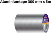 Aluminiumtape - Aluminium Tape - 300mm x 5 m - Zilver - Waterdicht - Oliedicht - Temperatuurbestendigheid - Isolatie