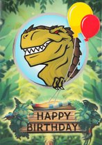 Depesche - Kinderkaart met de tekst "Happy Birthday" - mot. 048