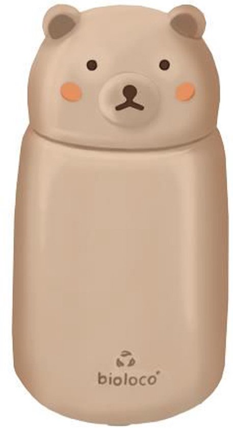 Bioloco - Thermosfles Mini RVS - Teddybeer - Dubbelwandig - 320ml ...
