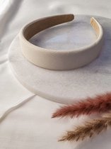 C-line Haarband Wit Beige Glitter - Diadeem - Elegant - Luxe - Stijlvol - Easy Hairstyle - Trend