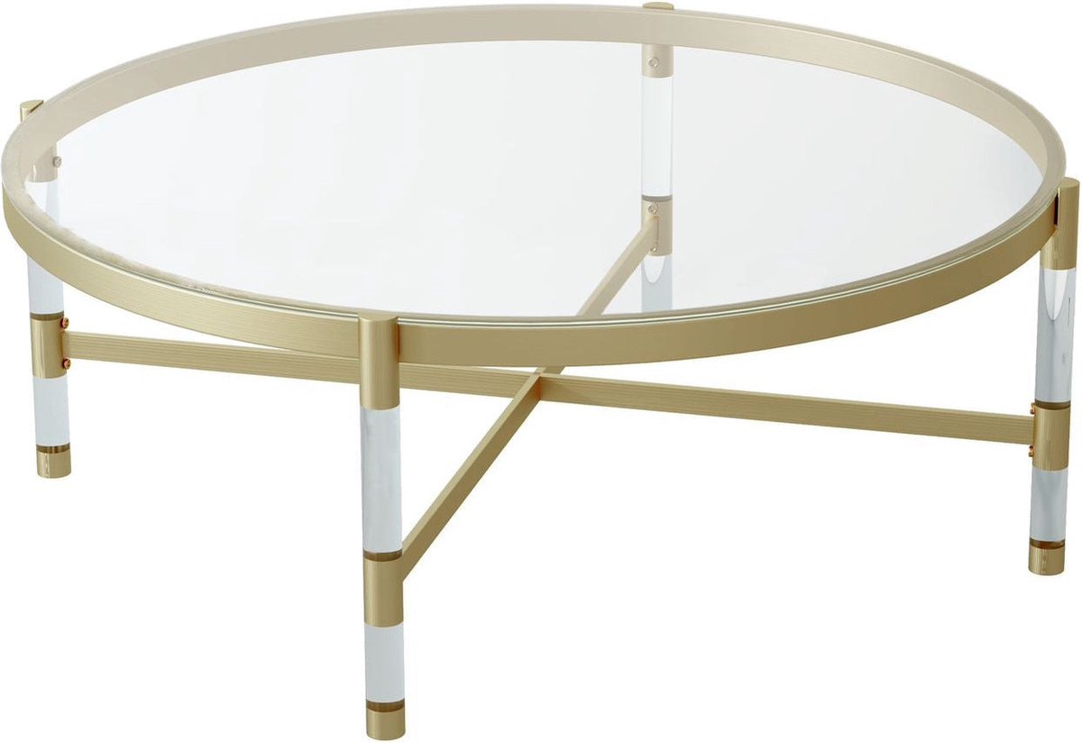 Sher Salontafel Brush Gold Rond 110Ø