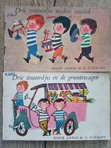 Drie Stouterdjes van Annie M. G. Schmidt en Fiep Westendorp Deel 1 Drie Stouterdjes maken Muziek , Deel 2 Drie Stouterdjes en de Groentewagen Reclame voor Persil en Ata Prachtig Tijdsbeeld