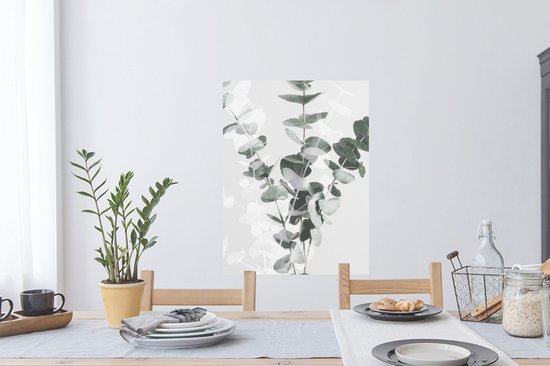 Muurstickers - Sticker Folie - Planten - Groen - Natuur - Bladeren - 60x80 cm - Plakfolie - Muurstickers Kinderkamer - Zelfklevend Behang - Zelfklevend behangpapier - Stickerfolie