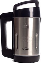 Ocina Soepmaker – Blender – Blender smoothie - 1,6L inhoud – 6 voorgeprogrammeerde standen – 1000W – RVS/Zwart