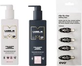 Label M Duo Set - Cool Blonde Toning Shampoo + Conditioner 300ML + WILLEKEURIG Travel Size